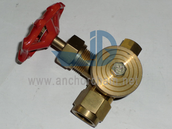 DIN 16271 Basınç Ölçüm Cihazları için Kapatma Vanası Model 91011