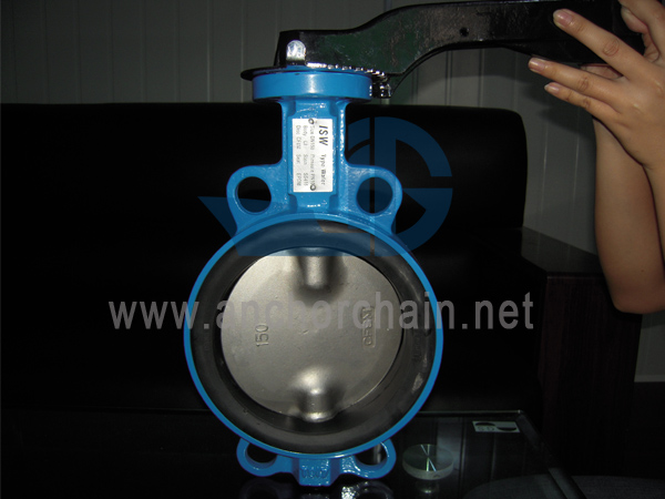 Deniz Dökme Çelik Gofret Kelebek Vanalar JIS F7480 5K 10K 16K