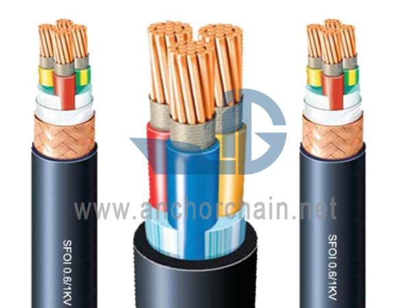 SFOI Yangına dayanıklı gemi güç kablosu 0.61KV