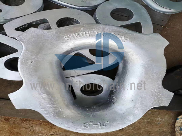 Bağlantılı Galvanizli Sentetik Halat Yüksük